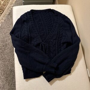 Classic Navy Women's Sweater